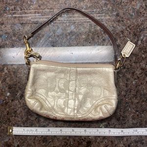 Coach Signature Wristlet